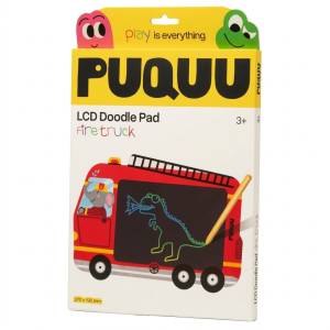 Tablet LCD do rysowania PUQUU - Wóz strażacki - Dla dzieci 3+