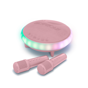 Kidywolf  Przenośny Głośnik Karaoke z Mikrofonami - Pink