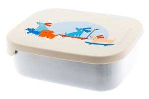 The Cotton Cloud Lunchbox Śniadaniówka Stalowa Woof Gang