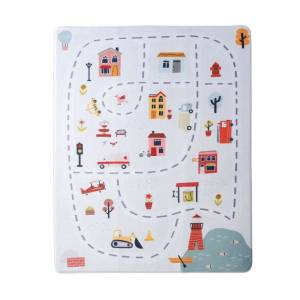  Mata piankowa memory dla dzieci dywan Coral Velvet 160x120 Hakuna Matte