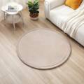 Mata piankowa dla dzieci Dywan do pokoju dziecięcego Coral Velvet z pianką memory okrągły 120cm beżowy Hakuna Matte 0726667714295 (2).jpg