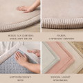 Mata piankowa dla dzieci Dywan do pokoju dziecięcego Coral Velvet z pianką memory okrągły 120cm beżowy Hakuna Matte 0726667714295 (2).png
