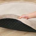 Mata piankowa dla dzieci Dywan do pokoju dziecięcego Coral Velvet z pianką memory okrągły 120cm beżowy Hakuna Matte 0726667714295 (6).jpg