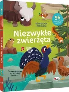 DŹWIĘKOWA PRZYGODA NIEZWYKŁE ZWIERZĘTA KSIĄŻKA DŹWIĘKOWA DLA DZIECI