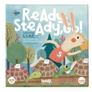 Gra kooperacyjna Ready Steady Go! | Londji Żółw i zając 5+