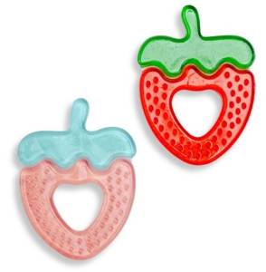 Bo Jungle Chłodzący gryzak wodny Strawberry zestaw 2 szt 3M+