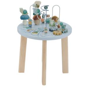 Little Dutch Drewniany Stolik edukacyjny Forest Friends FSC 12m+