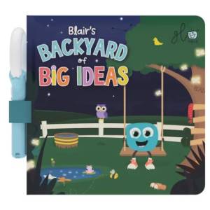 Glo Pals, Interaktywna, świecąca książeczka, Podwórko Blair pełne Wielkich Pomysłów, seria Light-Up Library