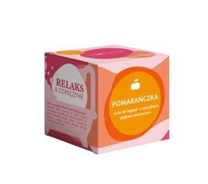 LULLALOVE Pomarańczka - kula do kąpieli z naturalnym olejkiem eterycznym