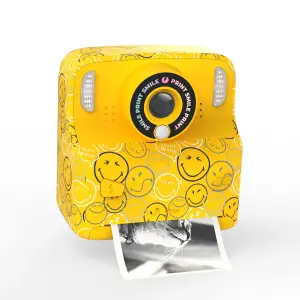 MOB Aparat cyfrowy PixiPrint Smiley  z funkcją drukowania – żółty