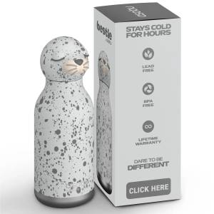 Butelka termiczna ze słomką Bestie Asobu – Foka 460 ml