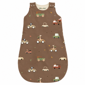 BabySteps Retro Auta - Śpiworek niemowlęcy do spania 1 TOG ONE SIZE