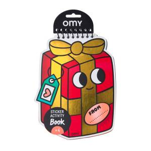 OMY ZESZYT KREATYWNY Z NAKLEJKAMI - CHRISTMAS