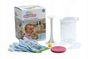 FILL'N SQUEEZE ZESTAW DO NAPEŁNIANIA SASZETEK Z JEDZENIEM