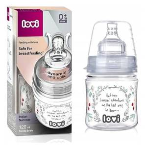 LOVI 0M+ BUTELKA DO KARMIENIA TRENDS INDIAN SUMMER 120ML  21/582