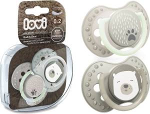 LOVI SMOCZEK DYNAMICZNY SILIKONOWY ŚWIECĄCY 0-2M  BUDDY BEAR  22/862