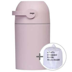 Magic Kosz Na Zużyte Pieluchy Różowy + worki