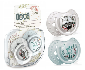 LOVI Smoczek dynamiczny 6-18m Wild Soul 22/884 BOY 2szt