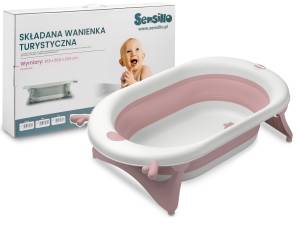 SENSILLO SKŁADANA WANIENKA TURYSTYCZNA PINK
