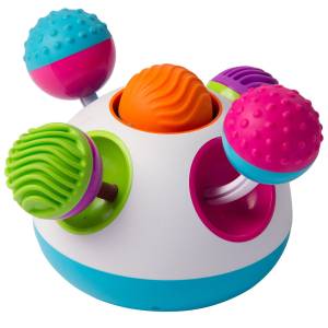FAT BRAIN TOYS ZABAWKA SENORYCZNA KLICKITY PIŁKA