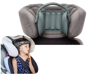 NAPUP OPASKA DO FOTELIKA PRZYTRZYMUJĄCA GŁOWĘ / SZARA