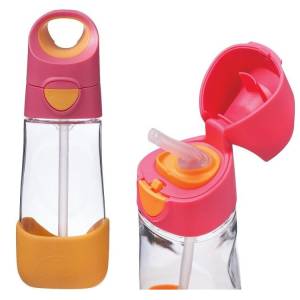 B.Box butelka tritanowa ze słomką bidon 450 ml / Strawberry Shake