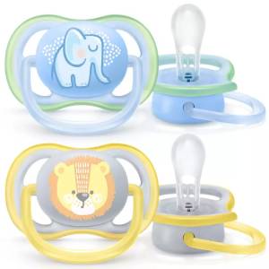 AVENT ULTRA AIR SMOCZEK SILIKONOWY ORTODONTYCZNY 2 szt. 0-6M