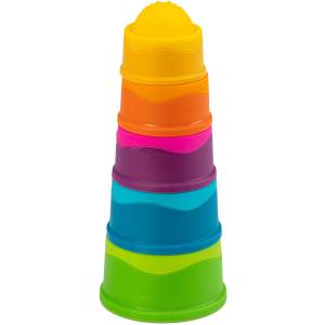 FAT BRAIN TOYS WIEŻA NAKŁADANKA BĄBELKI DIMPL 
