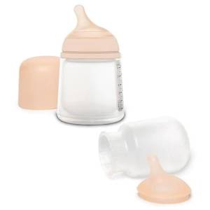 SUAVINEX ZESTAW ZERO BUTELKA 180 ml SMOCZEK REGULOWANY PRZEPŁYW