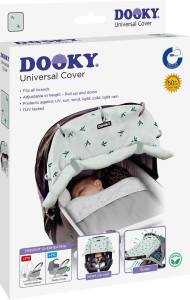 DOOKY Uniwersalna osłonka do wózka i fotelika origami grey