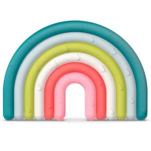 SUAVINEX GRYZAK SILIKONOWY TĘCZA MULTIKOLOR