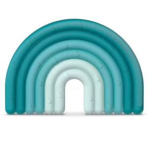 SUAVINEX GRYZAK SILIKONOWY TĘCZA NIEBIESKI