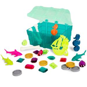 B.TOYS SKARBY PIRATA ZESTAW ZABAWEK DO WODY KĄPIEL 