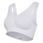 CARRIWELL BEZSZWOWY BIUSTONOSZ CIĄŻOWY SPORTOWY , NOCNY BIAŁY L