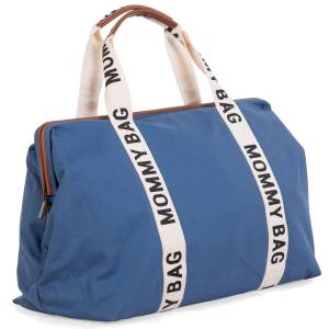 CHILDHOME TORBA MOMMY BAG NA AKCESORIA CANVAS BLUE