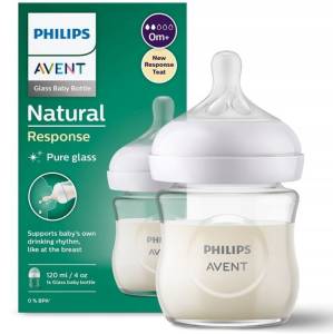 AVENT SZKLANA BUTELKA ANTYKOLKOWA NATURAL RESPONSE 120ml
