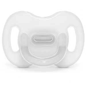 SUAVINEX SMOCZEK SILIKONOWY FIZJOLOGICZNY 0-6M TRANSPARENTNY