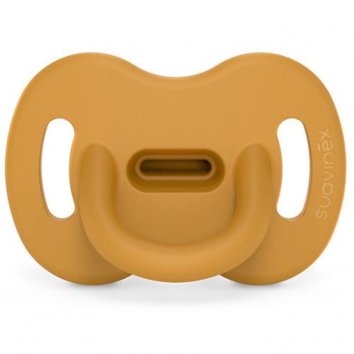 308089 musztardowy sauvinex smoczek silikonowy fizjologiczny ceglasy 6-18M (1).jpg