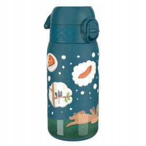 ION8 BIDON SPORTOWY STALOWY BIDON NA WODĘ 400 ML DOG DREAMING