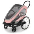 silver pink cybex zeno bike one box 2w1 przyczepka do roweru wózek spacerówka (7).jpeg