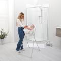 wanienka dla niemowlaka z odpływem baby white stars shnuggle (2).jpg