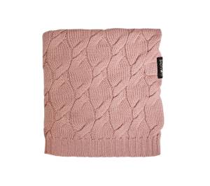 LULLALOVE KOCYK Z WEŁNY MERINO PREMIUM PIWONIA  80X100