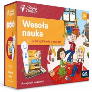 CZYTAJ Z ALBIKIEM ZESTAW WESOŁA NAUKA PIÓRO + KSIĄŻKA ALBI 3+