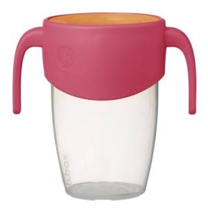B.box Kubek 360 do nauki picia dla dzieci kubek treningowy niekapek STRAWBERRY SHAKE
