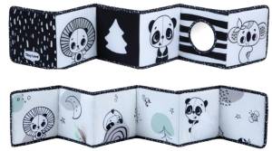 TINY LOVE PIERWSZA SENSORYCZNA KSIĄŻECZKA EDUKACYJNA DECOR CZARNO -BIAŁA