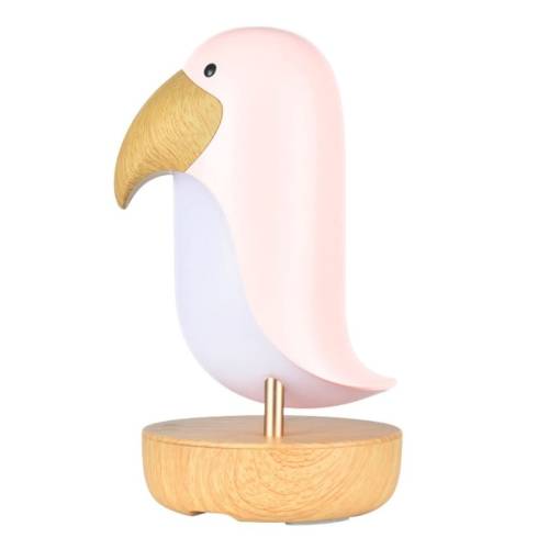maskonur lampka z głośnikiem różowa rabbit & friends 1.jpg