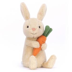 JELLYCAT WESOŁY KRÓLICZEK Z MARCHEWKĄ MASKOTKA PRZYTULANKA 15 cm