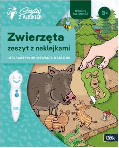 CZYTAJ Z ALBIKIEM ZESZYT Z NAKLEJKAMI ZWIERZĄTKA 3+ ALBI 