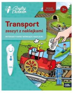 CZYTAJ Z ALBIKIEM ZESZYT Z NAKLEJKAMI TRANSPORT 3+ ALBI