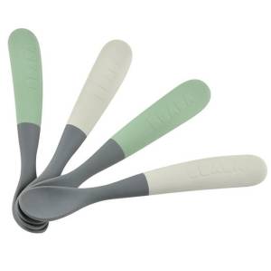 Beaba zestaw 4 łyżeczek silikonowych dla dziecka